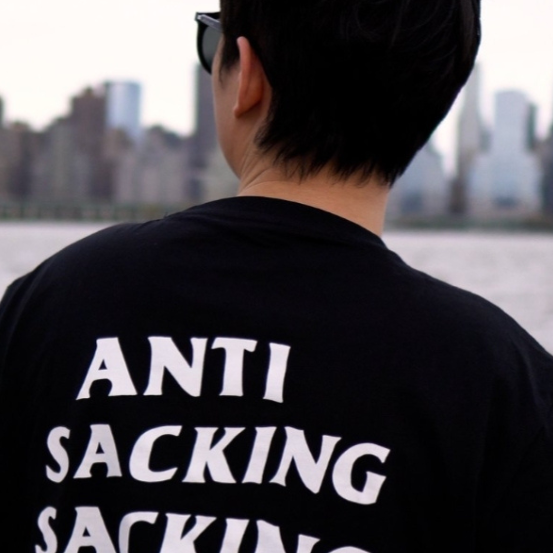 Anti Sacking Sacking Club T-Shirt – headtoheadbattles